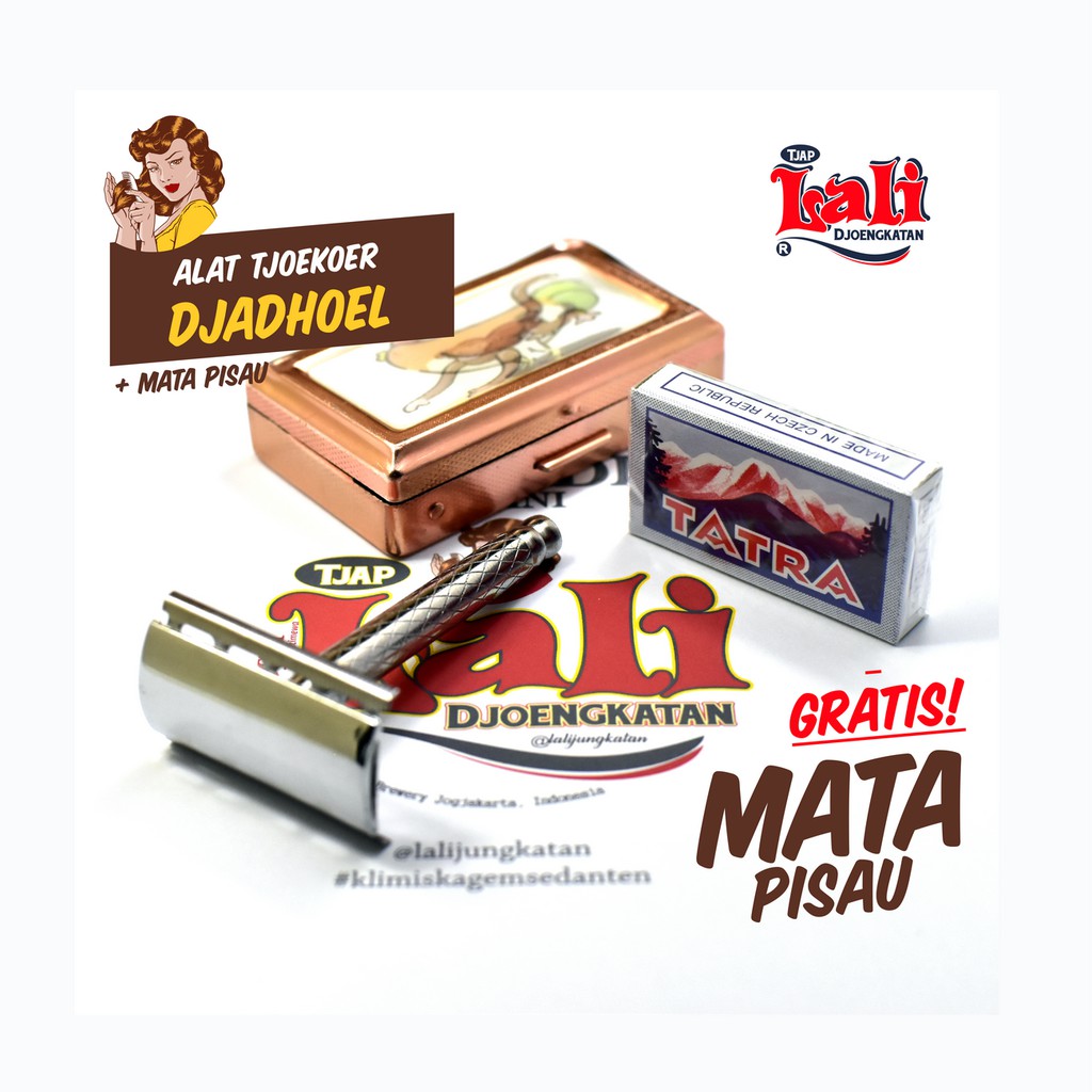 PAKET - RAZOR - ALAT CUKUR JADUL - SAFETY RAZOR - EXTRA MATA PISAU