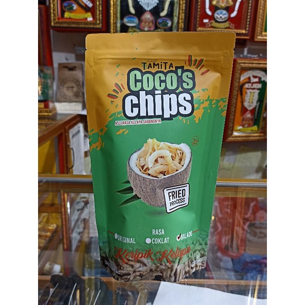 

Keripik kelapa/coco's chips asli khas Aceh