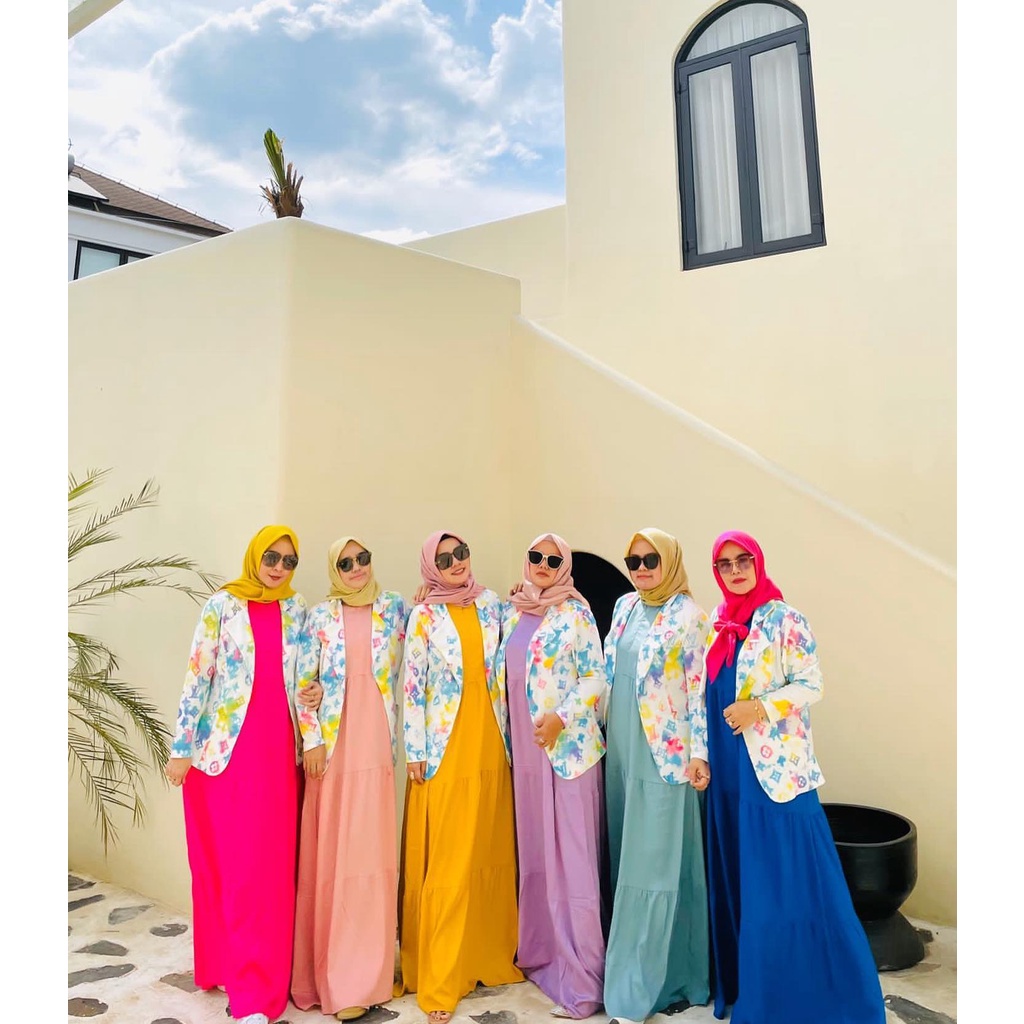 BLAZER CLEMIRA BY LAGAYA FASHION ORIGINAL-BLAZER BAHAN UNIQLO-BLAZER JUMBO BAJU JAS WANITA-ATASAN WA