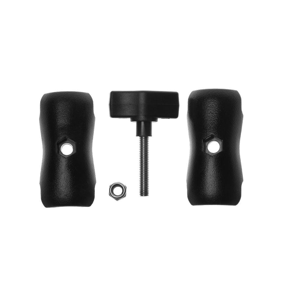 Top 65mm Atau 95mm Double Socket Arm Hitam Pendek Panjang Aksesoris Kamera Action Phone Holder