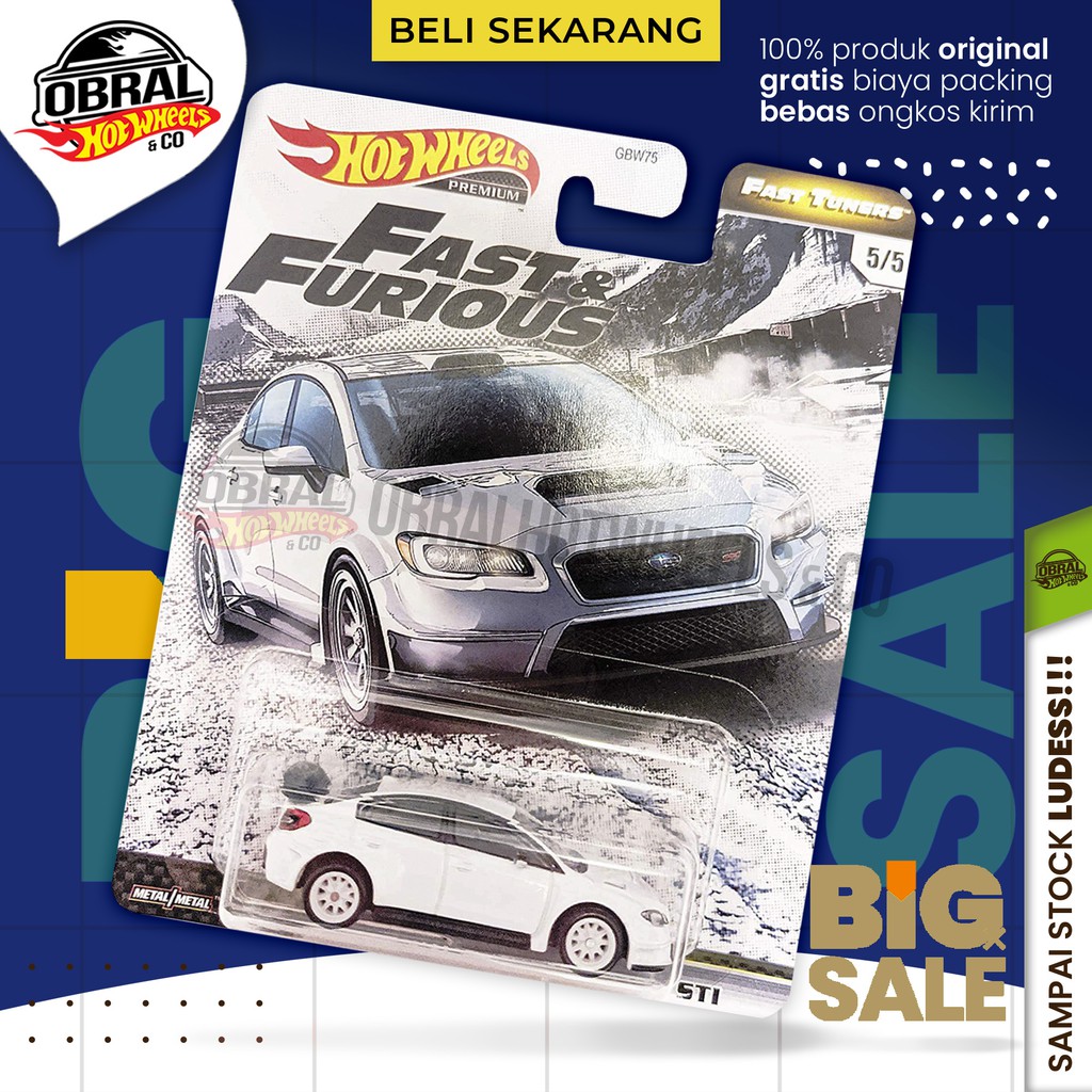 Hot Wheels Fast & Furious Fast Tuners - 2016 Subaru WRX