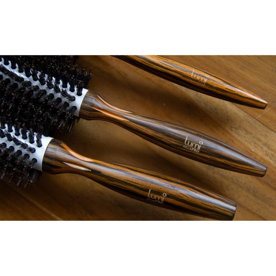 Lumi Wood Blow Brush Pro Sisir Blow