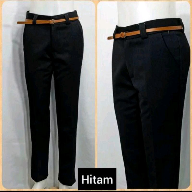 Celana kerja kantor slimfit M L XL XXL L2 L4 L5