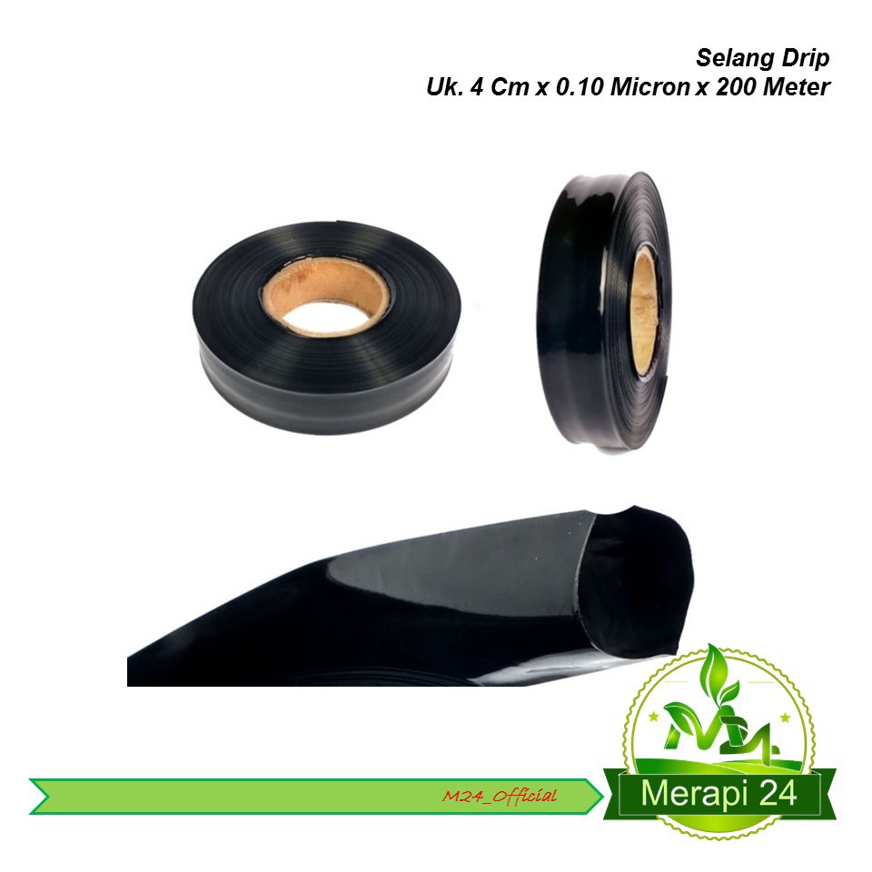 Selang Irigasi Drip 4Cm x 0,10Mikron x 200Meter