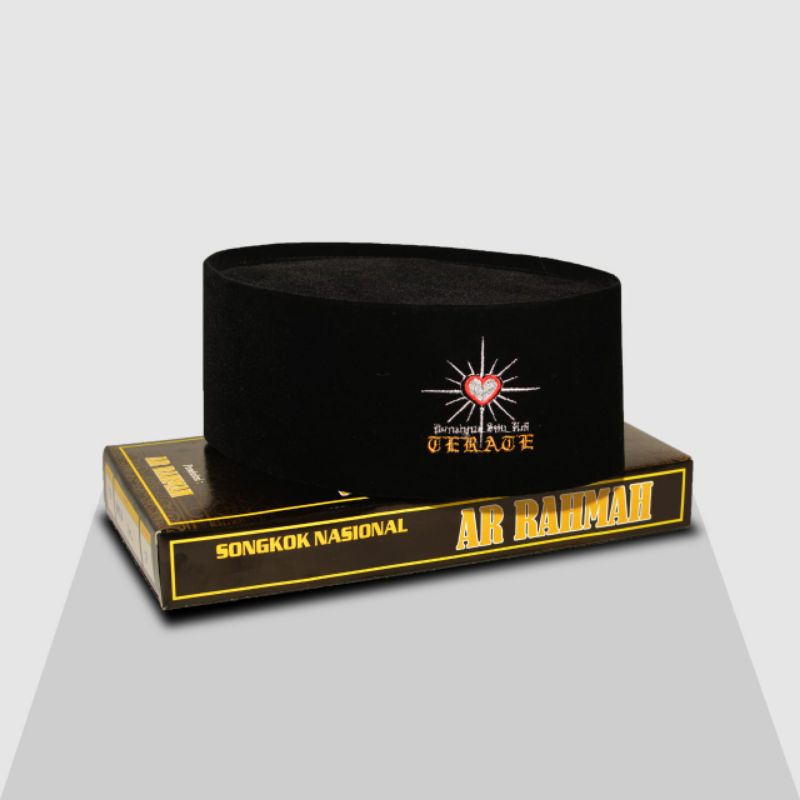 Peci Hitam Bordir PSHT Peci PSHT Atribut PSHT Peci Songkok Kopiyah