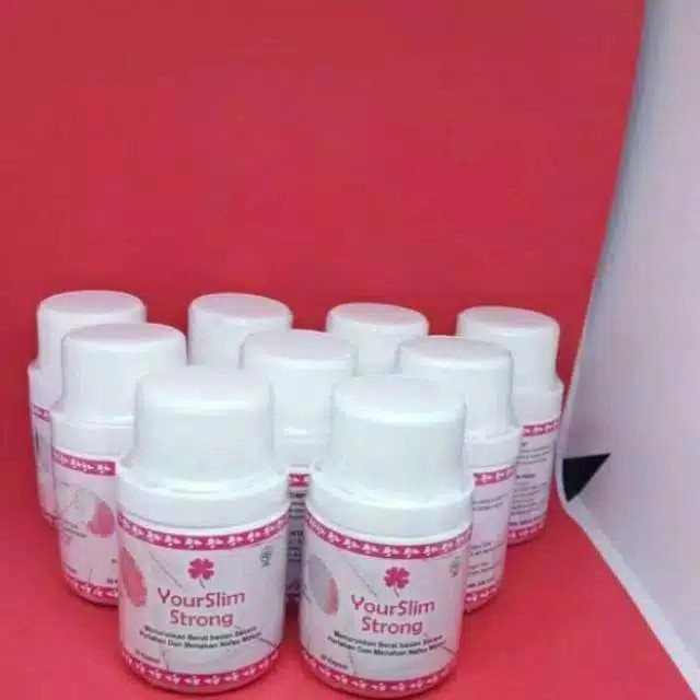 YourSlim Strong Asli Original Obat Diet Pelangsing Resmi BPOM