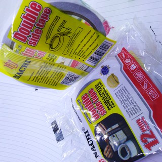 

Double Tape Nachi 6mm 10 yard Selotip Bolak balik