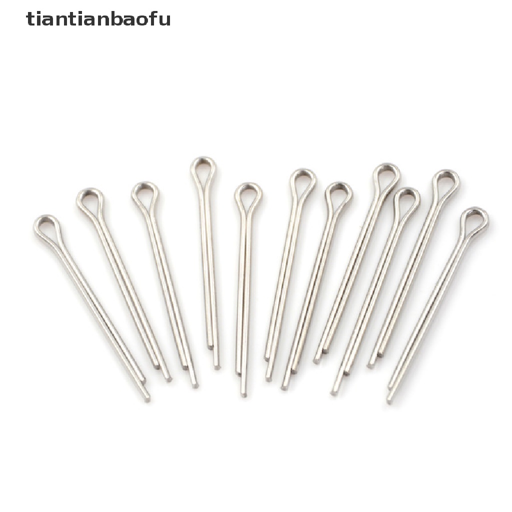 [tiantianbaofu] 10PCS Stainless Steel Split Cotter Pins Hardware Fasteners Parts M2 M3 M4 M5 Boutique