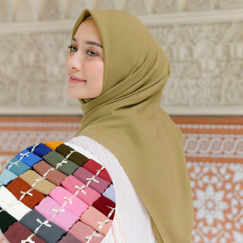 HIJAB SEGI EMPAT LASER CUT / BELLA SQUERE LASER CUT / KRUDUNG POLLYCOTTON LASER CUT