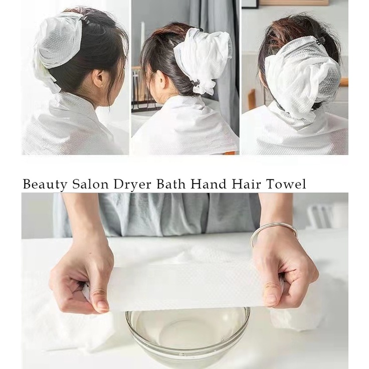 Handuk Rambut Magic Towel | Handuk Kepala | Disposable Hair Towel | Handuk Pengering Rambut