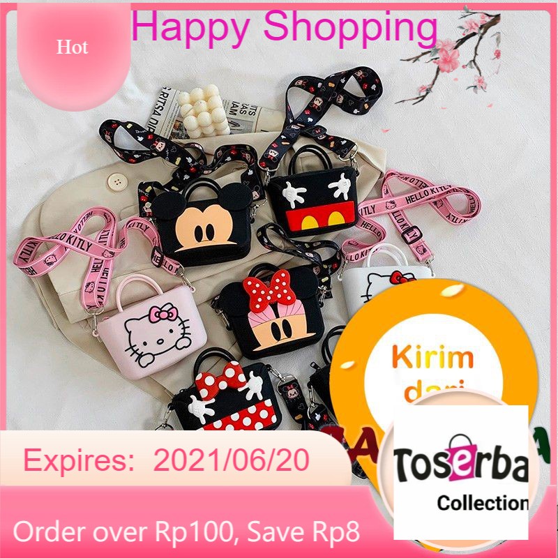 TC TAS IMPORT FASHION ANAK JELLY  / TAS JELLY / TAS ANAK / TAS SELEMPANG 3593