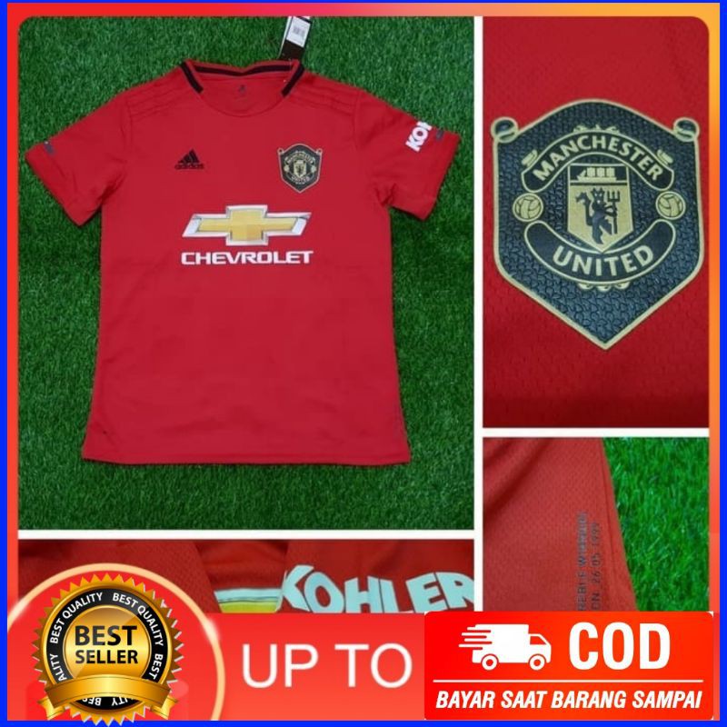 BAJU_KAOS JERSEY BOLA MU HOME 2019/2020 GRADE ORI