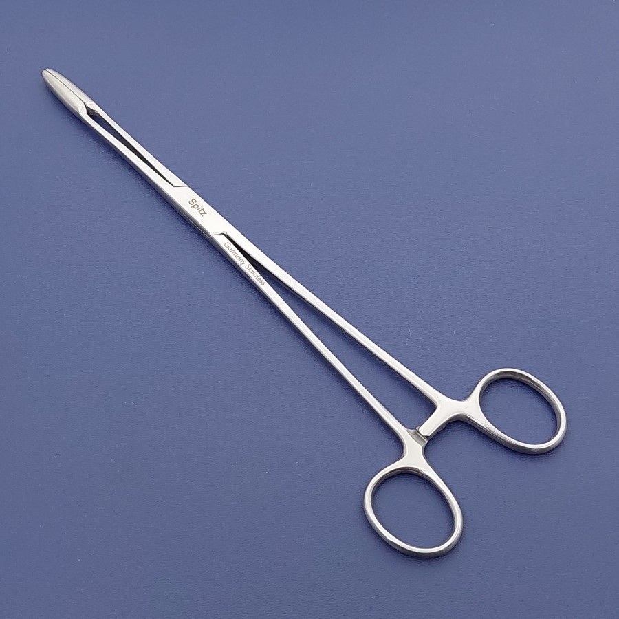 Alat Medis Alkes Gross Maier Dressing Forceps 26 cm Straight With Ratchet |Spitz|Premium Finishing