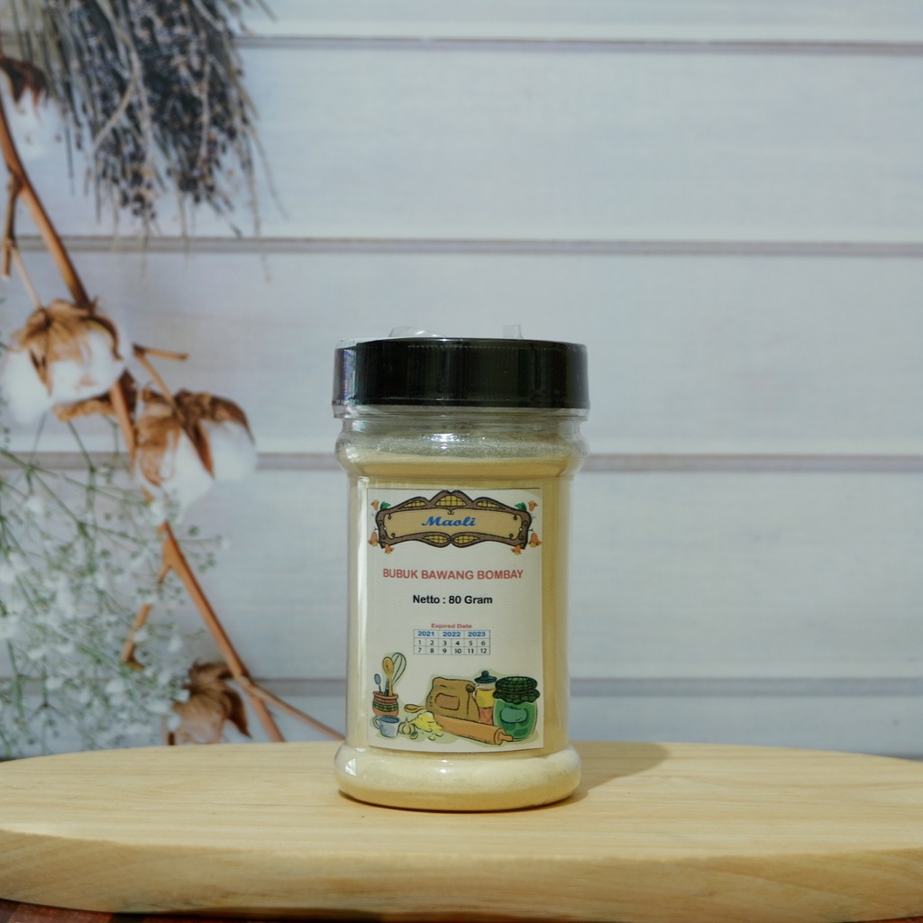 

Bawang Bombay Bubuk 80 Gram / Onion White Powder / Bawang Bombai Bubuk Asli