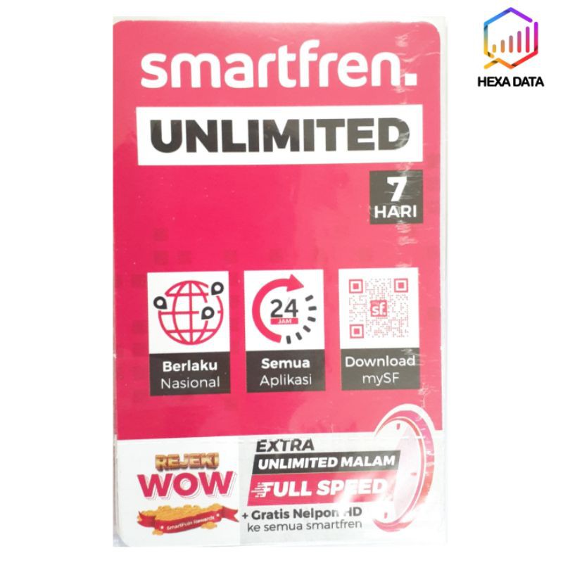 Voucher Smartfren UNLIMITED 7 HARI