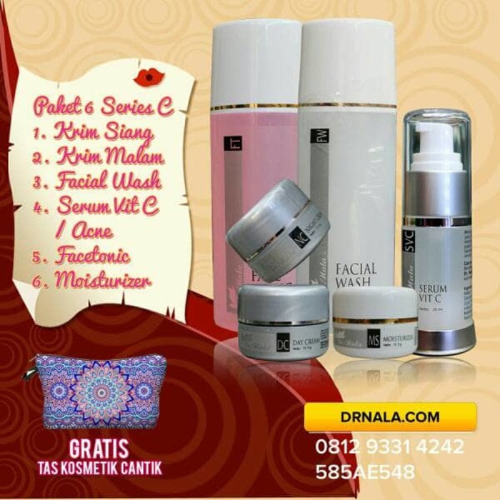 harga murah  Pemutih & Pencerah Wajah Dr Nala Paket 6 Series C