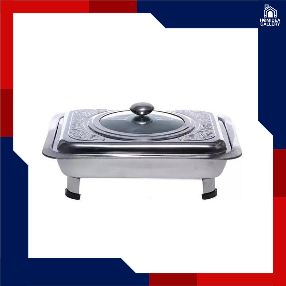 Tempat Makan Prasmanan Silver 555 SA peralatan dapur alat catering prasmanan