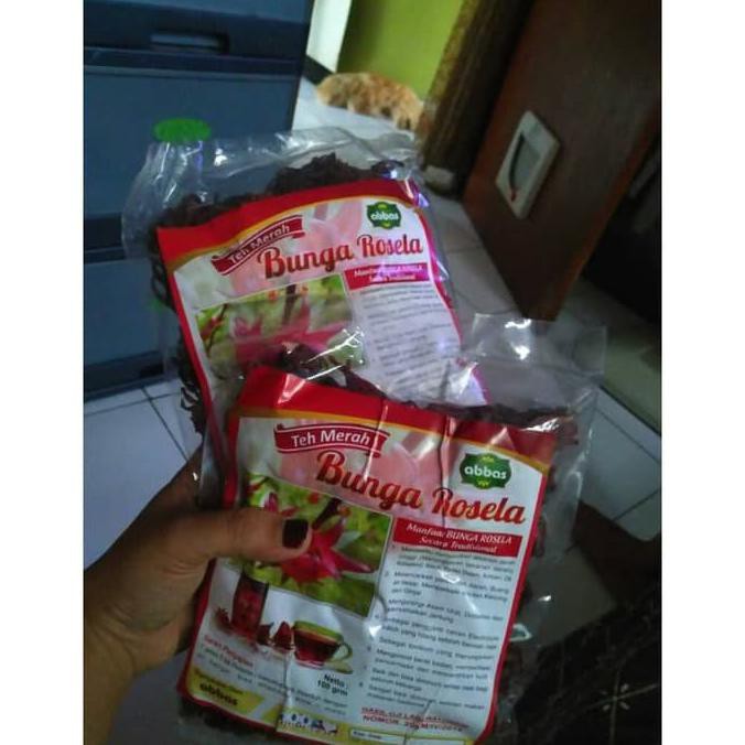

35Wr46- Teh Seduh Bunga Rosella Merah Rosela Merah 100 Gram 8Yf7Tf-