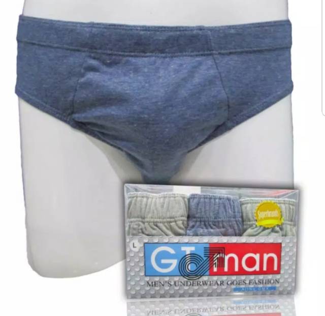 (1 Box isi 3) Celana Dalam Pria GT Man GMX | CD Pria 1 Box isi 3 GT-Man | Underwear Man GMX CD