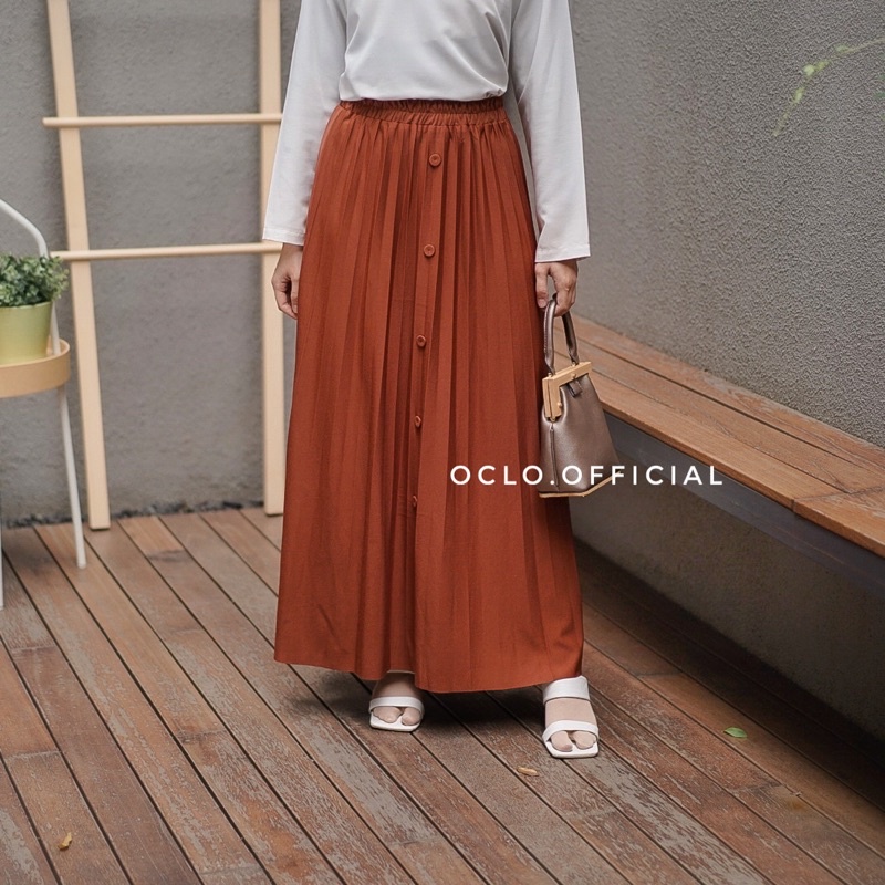 Leschi Skirt-Brick