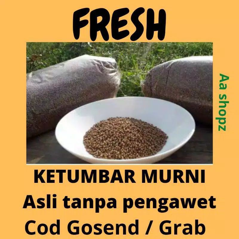 

KETUMBAR MURNI HITAM 500GRAM