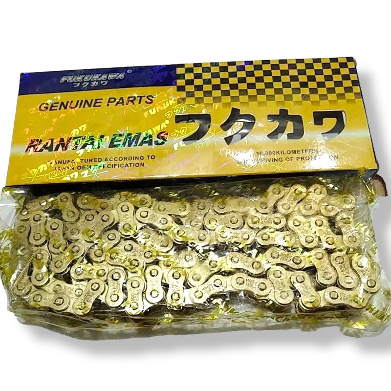 RANTAI GOLD 428H 130 (Tipe H Tebal) , RANTAI Kuning 428H 130