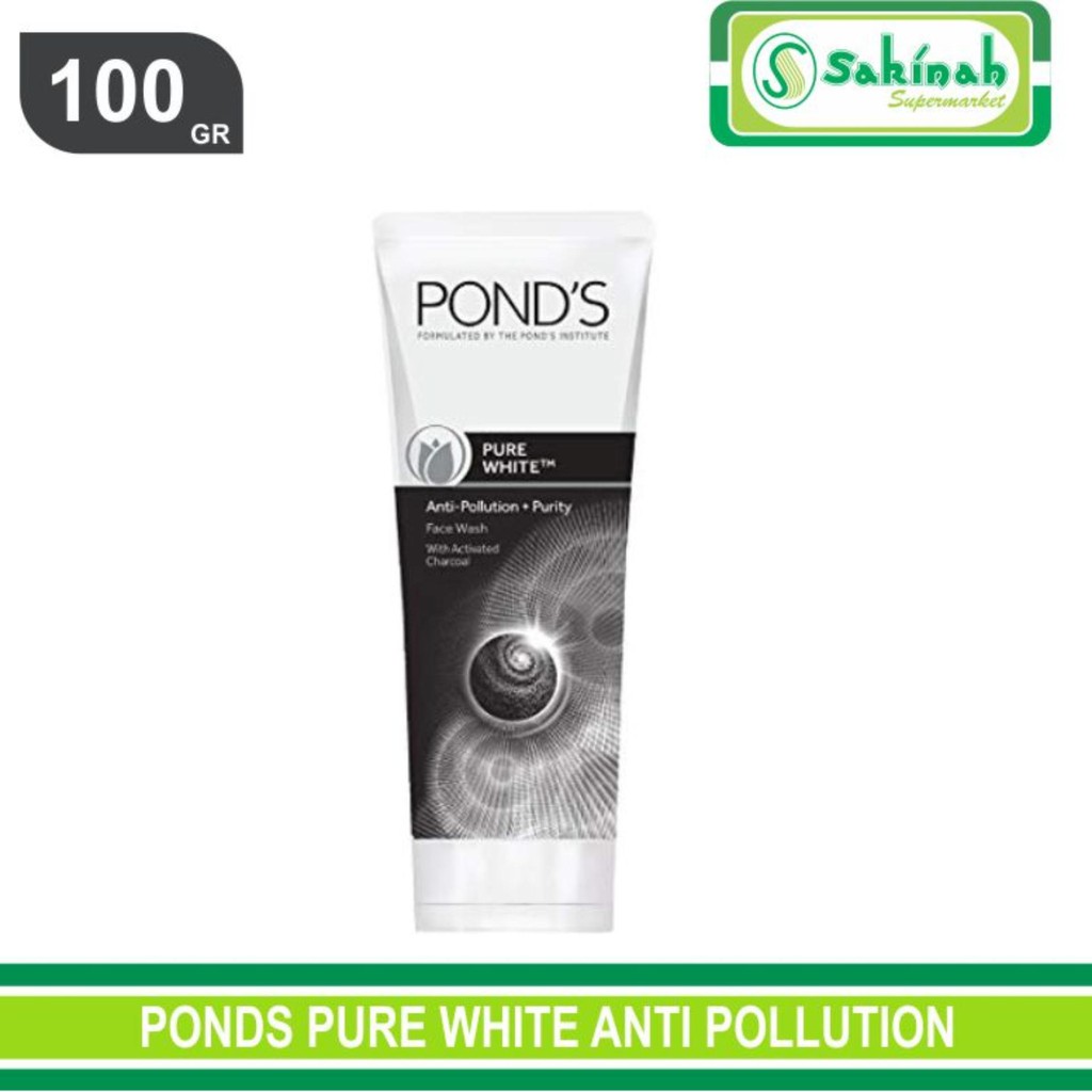 Ponds Facial Foam Pure White 100Gr Sabun Wajah