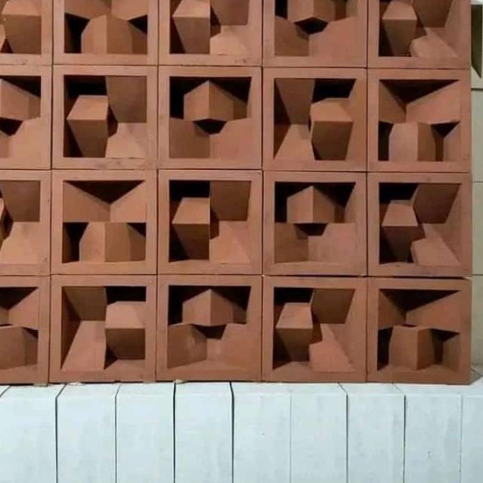 『Potongan HARGA』 Roster Beton Motif Tikar ZigZag Dua Sisi Minimalis SINAR ROSTER ASD Import Terbaik/