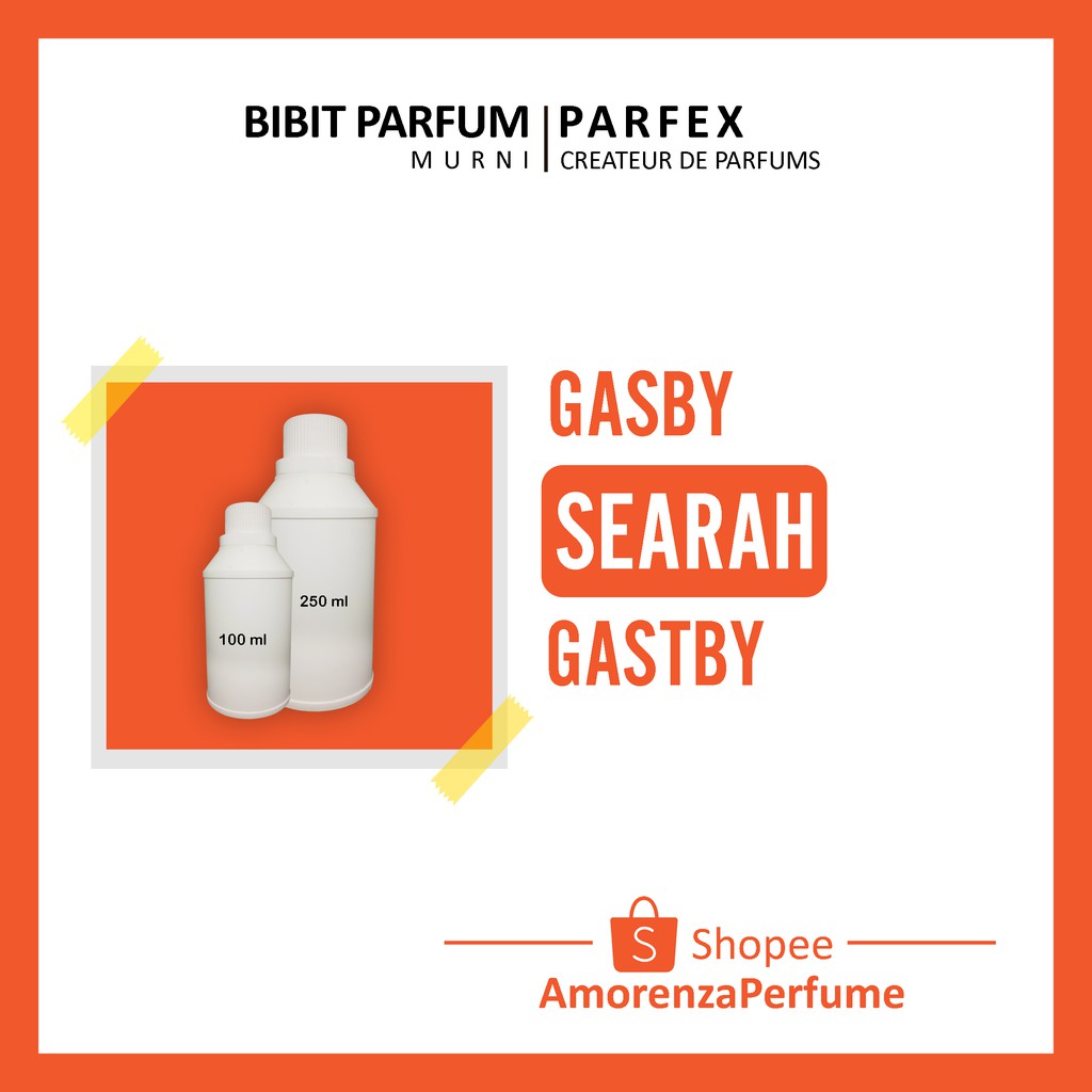 GASBY BIBIT PARFUM PARFEX 100 &amp; 250 ML ORIGINAL 100% BIBIT PARFUM MURNI