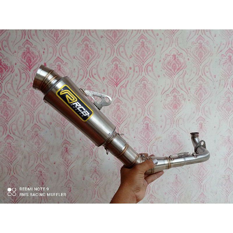 knlpot racing rcb untuk all motor beat.vario110.Secoopy.Sepacy D50/2inc