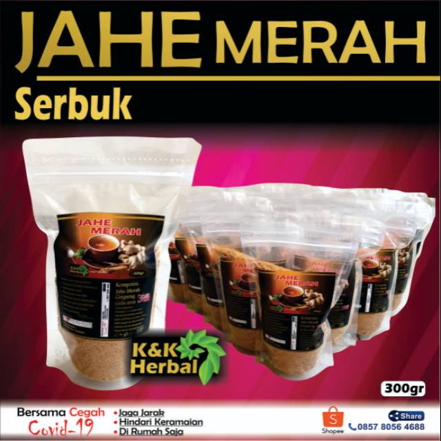 

Jahe Merah Serbuk 300gr