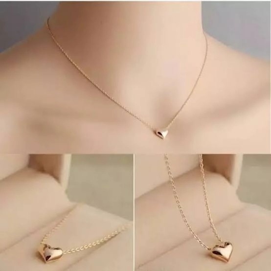 Kalung Wanita F22 Liontin Love Kecil - Liontin Wanita Love - Kalung Wanita Korea Model Love