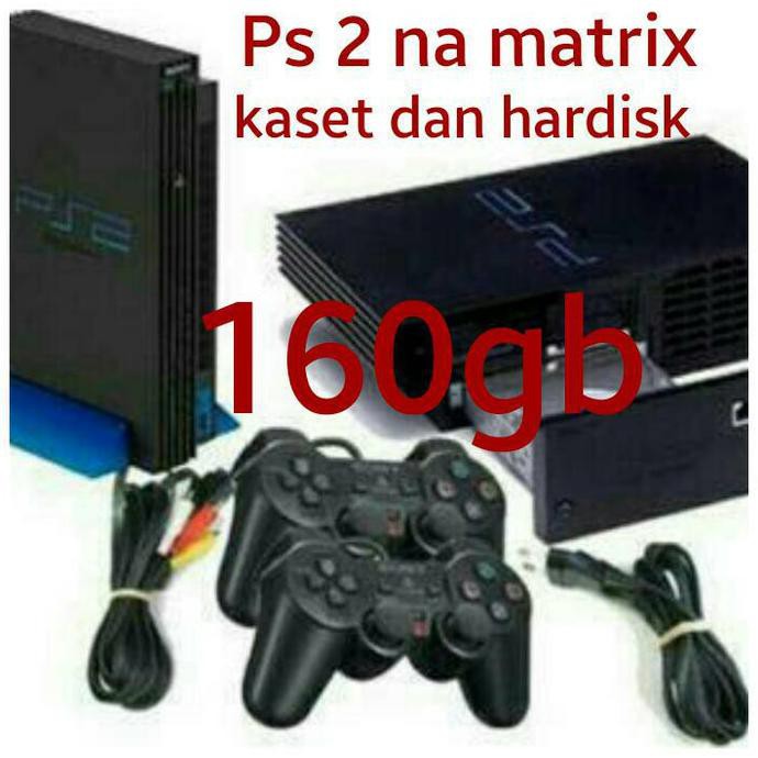 New Ps 2 Na Matrix Kaset Dan Hardisk 160Gb Full Game Lengkap Tinggal Main Berkualitas
