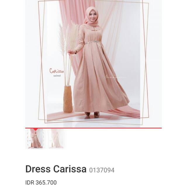 Dress carissa gamis ori by emmaqueen