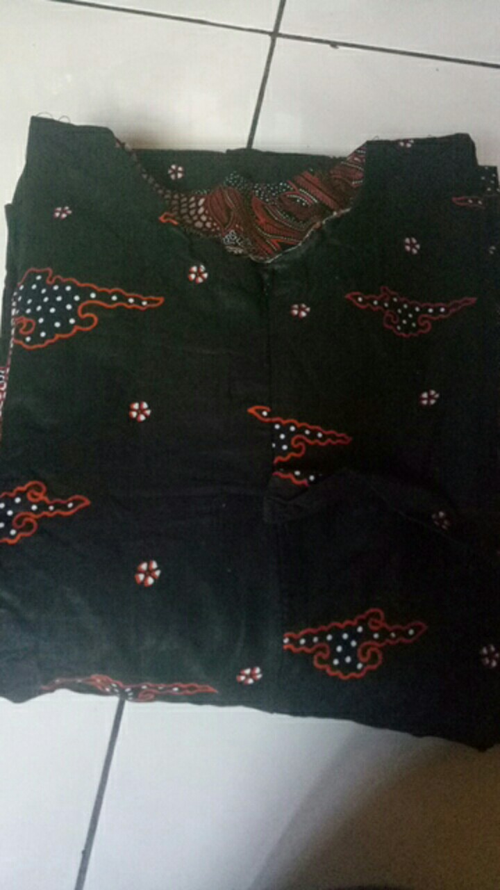 Gamis Batik Jumbo Ld 120 - Gamis Batik Modern