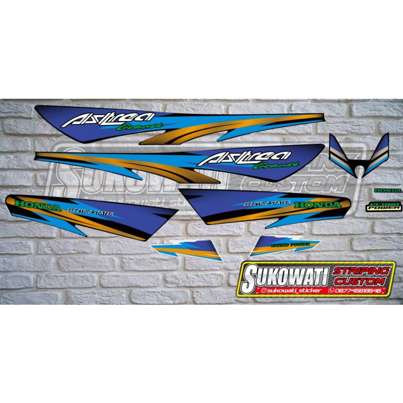 STRIPING STICKER LIS ASTREA GRAND LIMITED EDITION