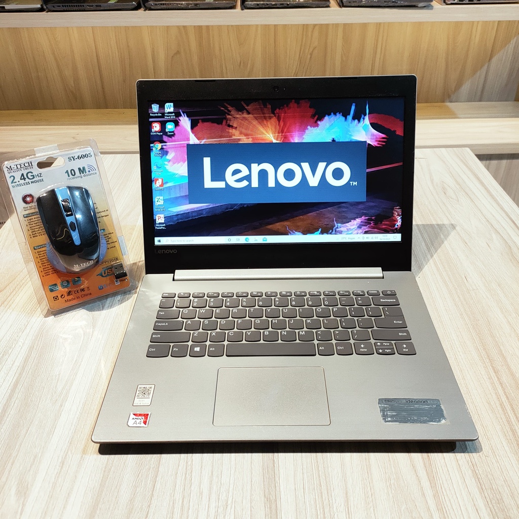 LENOVO ideapad 330 - Silver (AMD A4-9125) Ram 4gb Hdd 500gb VGA AMD Radeon R3 Graphics