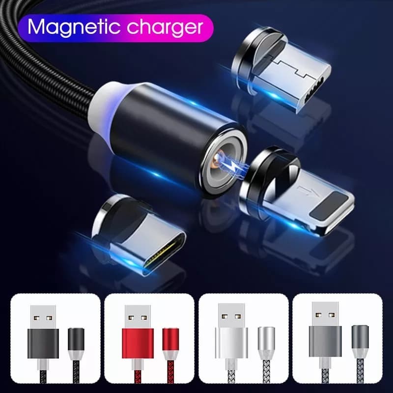 Multi 3 in 1 magnetic cable IPHONE - ANDROID MICRO - TYPE C