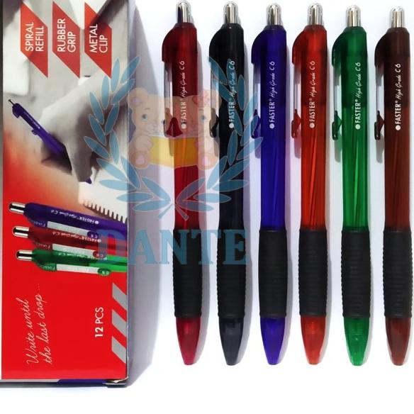 

♢ Pulpen Faster C6 ( per Lusin ) - Hitam ✧