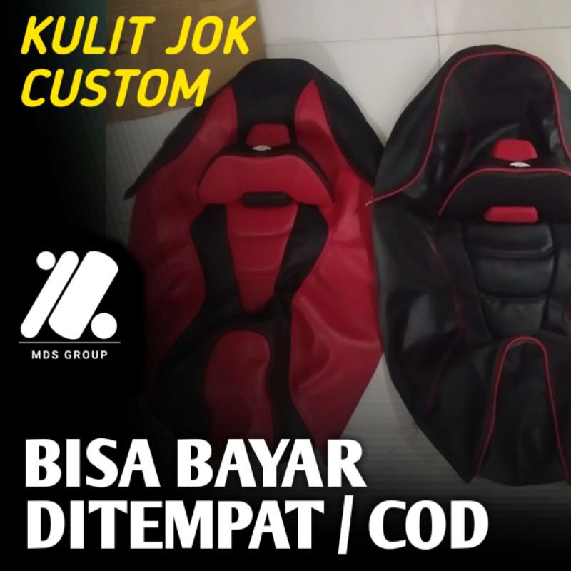 kulit jok custom modifikasi motor lexi aksesoris
