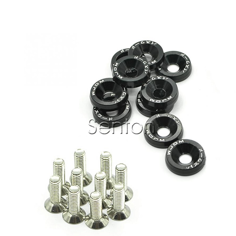 10 pcs Mobil Sekrup Bonnet Gasket Aksesoris Motor Mobil / 10pcs Car Screw Bonnet Gasket Car Motor Accessories