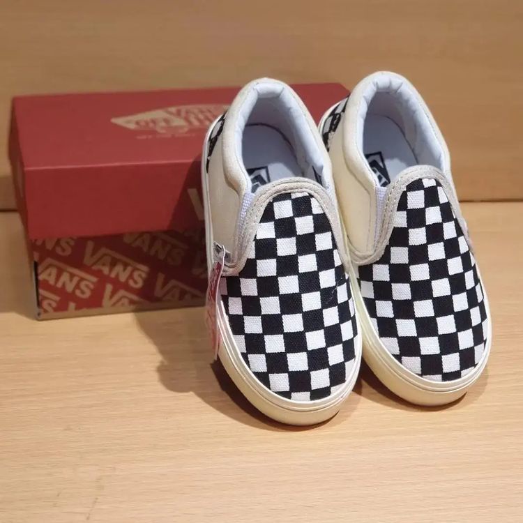 Sepatu Vans Anak Slop / Sepatu Anak Vans Slip On / Sepatu Anak Vans Kotak Catur Size 21-35