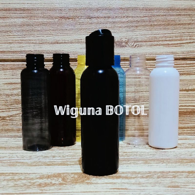 Botol Prestop 100ml / Botol 100ml Tutup Prestop Hitam