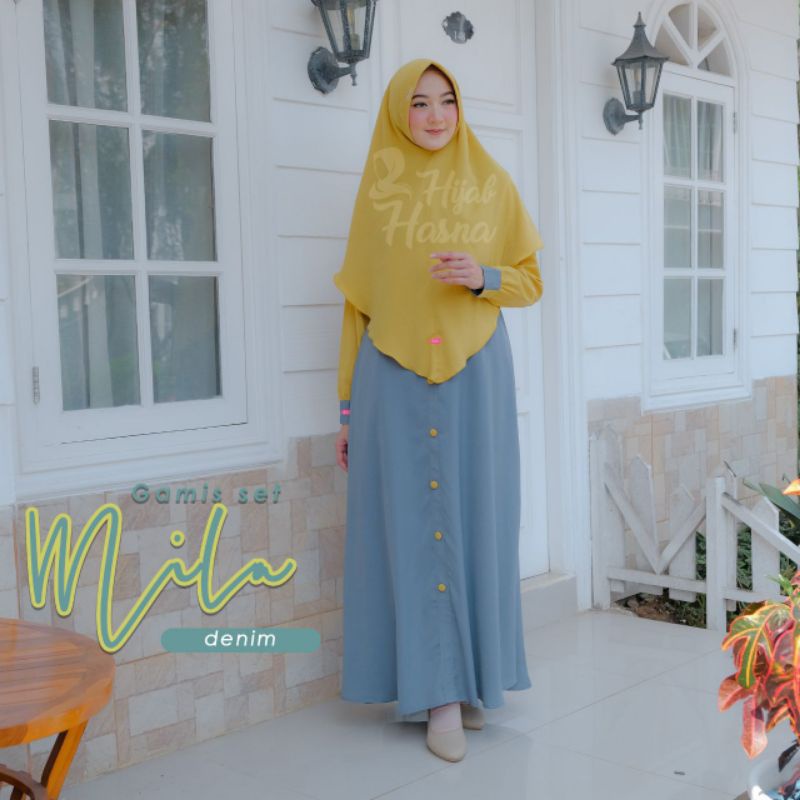 Gamis set size M by Hasna Hijab