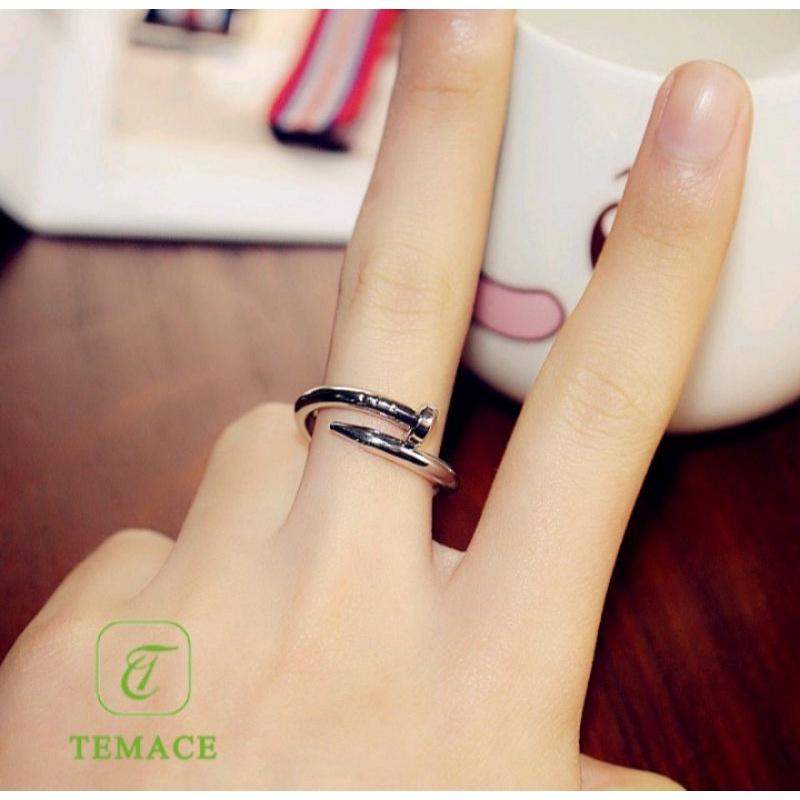 Cincin Titanium Kekinian Slim Couple/Gold Grade/Silver Terlaris