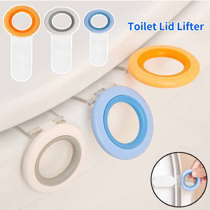 Alat Pengangkat Tutup Toilet Multifungsi Anti Kotor Portable Untuk Kamar Mandi