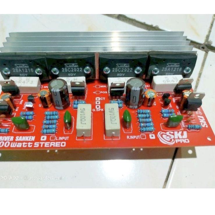 Pasti Laris kit power 400waat stereo plus final sanken/thosiba