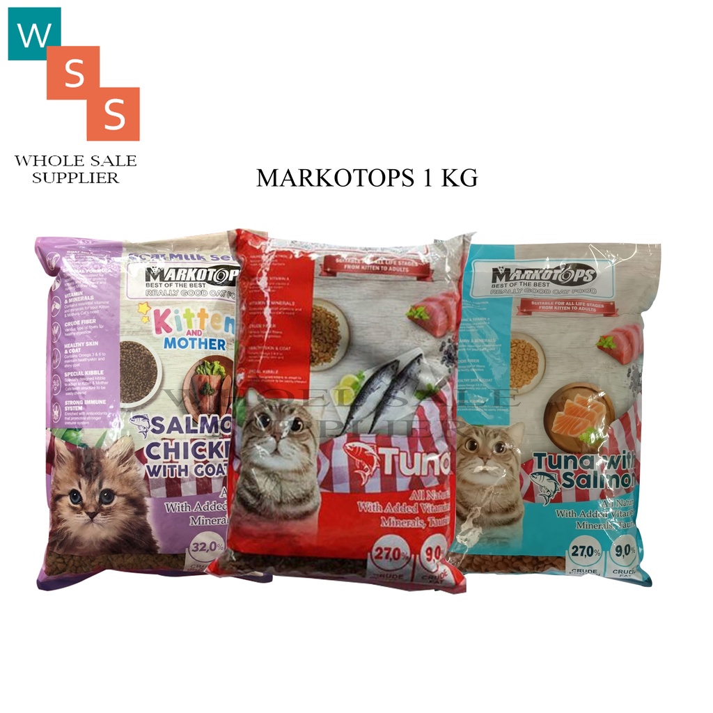 MAKANAN KUCING MARKOTOPS ALL VARIAN 1KG