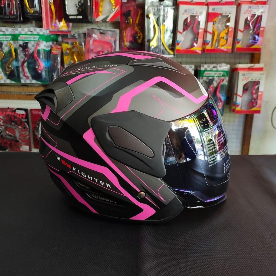 HELM GM FIGHTER GV2 PINK DOFF