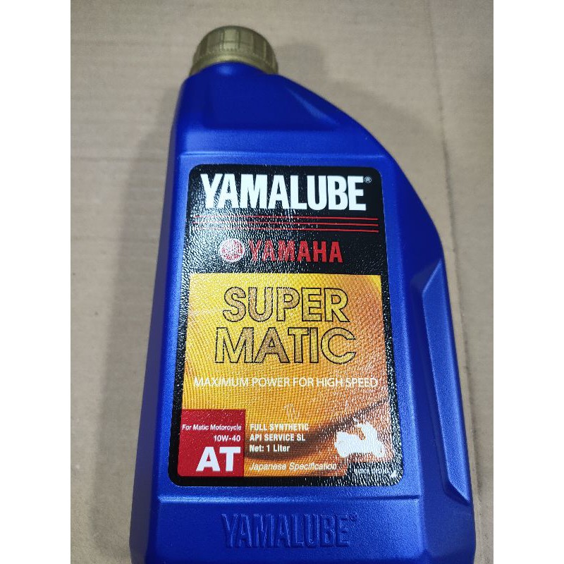 oli yamalube nmax aerox lexi yamalube super matic original 1 liter full synthetic sae 10w 40